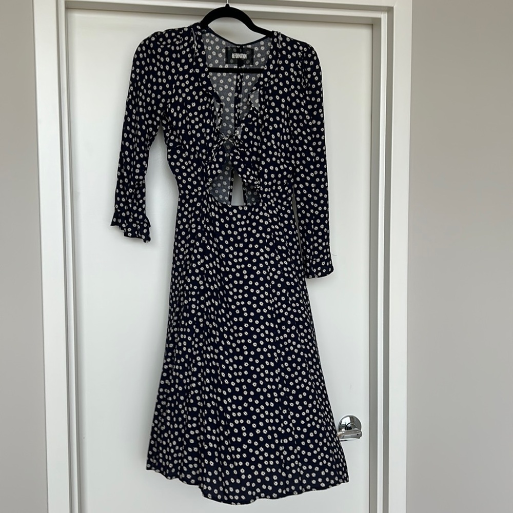Reformation Tie Dress